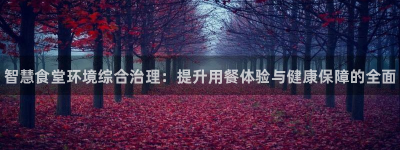 d88尊龙平台开户：智慧食堂环境综合治理：提升用餐体验与健康
